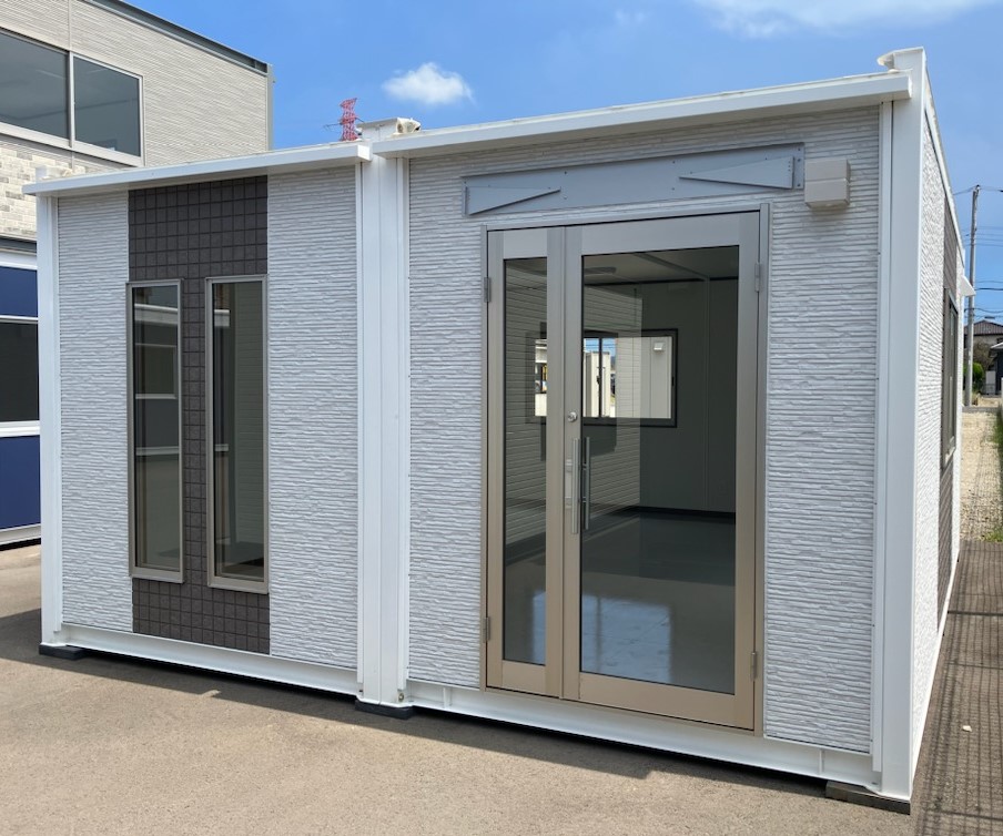 中古 ユニットハウス ナガワ 4坪 SH-H56型 5600×2330 商品詳細：SH-H56型 | 株式会社ナガワ