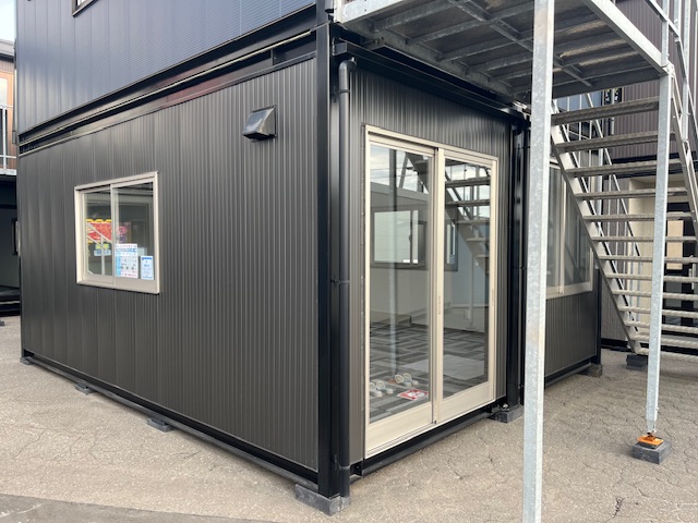 H56型2連棟メタリックブラック【現品1棟限り】